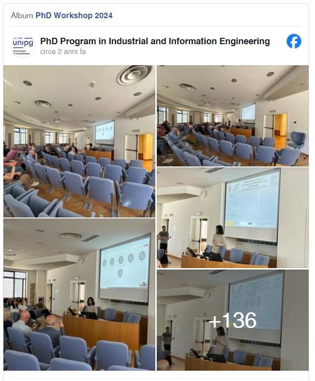 Primo "PhD Workshop" del Dipartimento d'Ingegneria - Album FB
