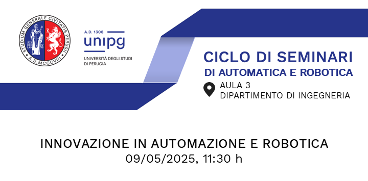 "INNOVAZIONE IN AUTOMAZIONE E ROBOTICA" - Seminario
