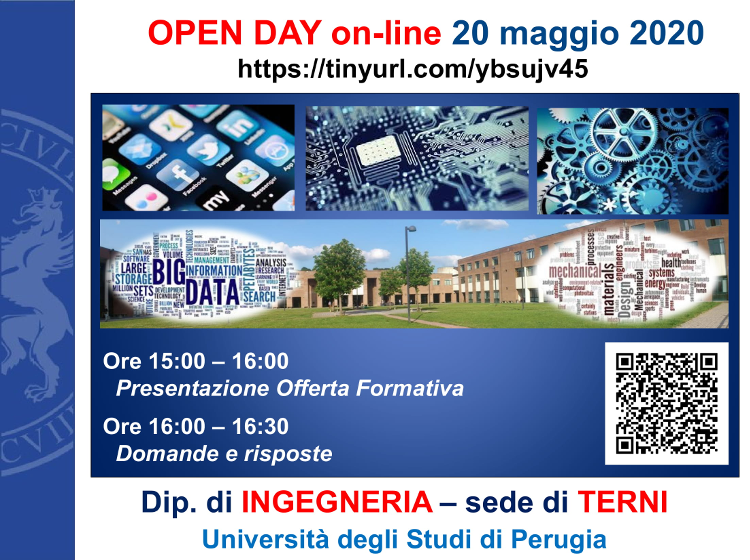 Open Day Virtuale Ingegneria 2020 - Terni