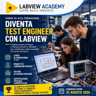 Bando Corso di perfezionamento di Alta Formazione in “LabVIEW and testing technologies academy” A.A. 2025/2026